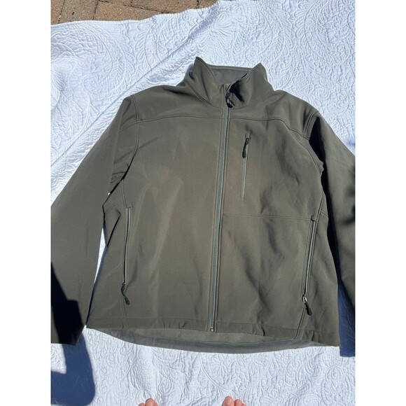 Kirkland Signature Men's Softshell Water Resistance Jacket Gray size 2xl xxl 2x - Picture 1 of 7